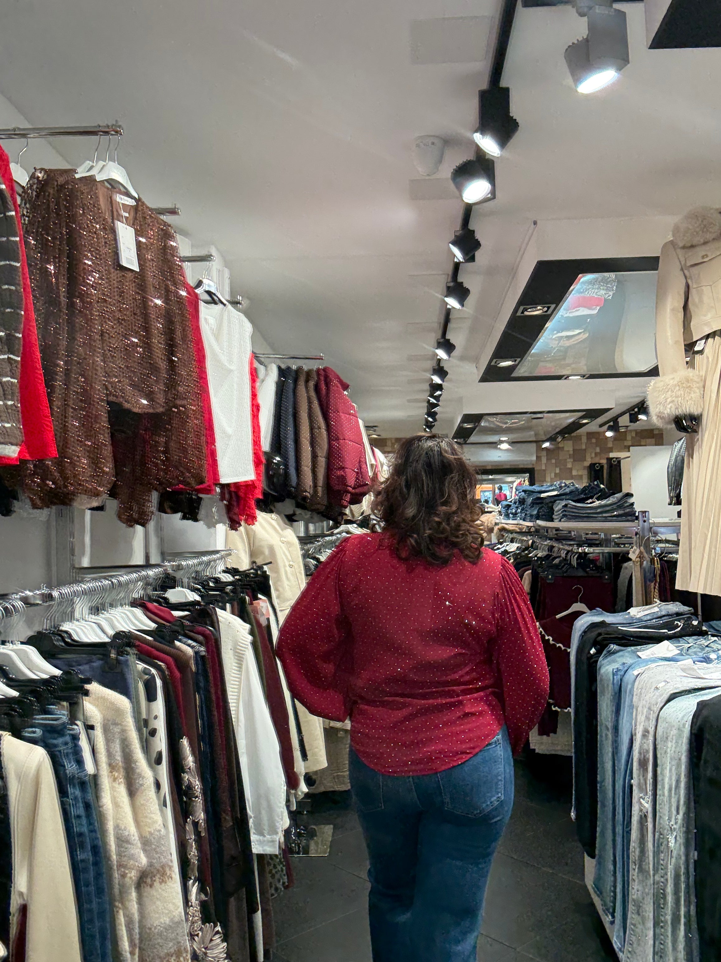 Big size jeans hearts