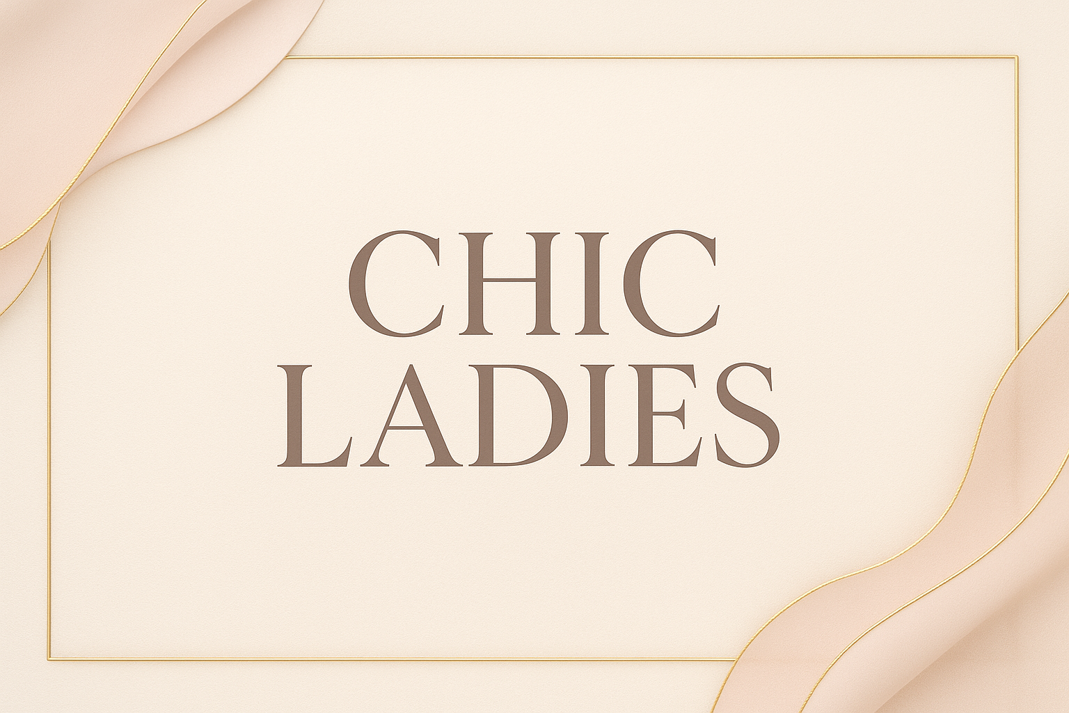 Chic Ladies elegante banner